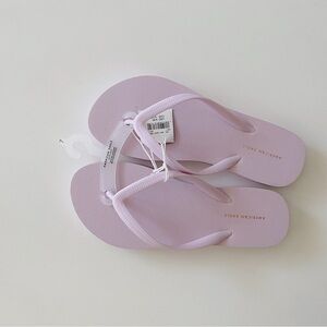 American Eagle Lavender Flip Flops